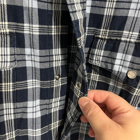 NWT - Levi’s Premium Men’s Relaxed Fit Western Shirt - Size XXL - Picture 8 of 14